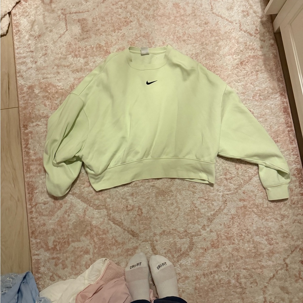 Nike Light Green Sweatshirt